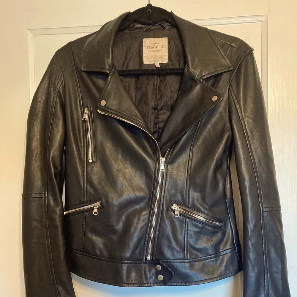 This baby - Zara Trafaluc leather jacket. Size: Medium